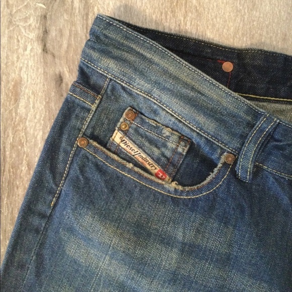 DIESEL Riden Jeans 28/32 Blue Denim Mid-Rise 0010CP - Picture 8 of 16